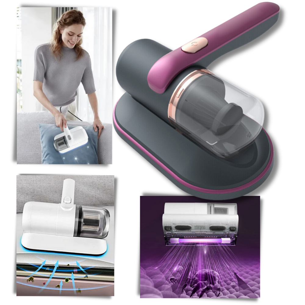 Cordless Dust Mite Vacuum UV-C Deep Cleaning Handheld Device