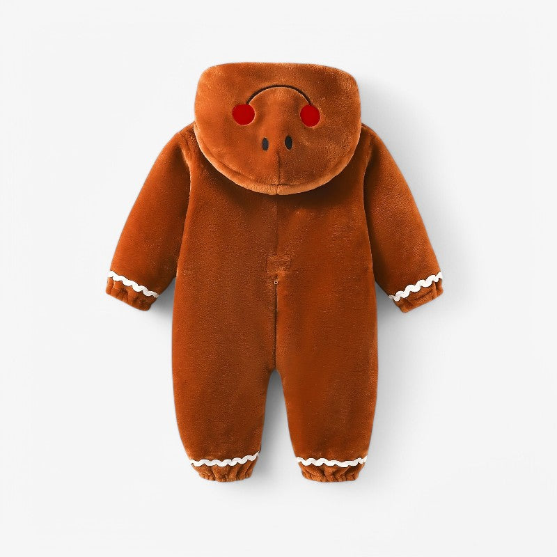Toddler Gingerbread Outfit Cute Festive Costume for Winter