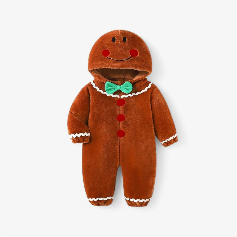 Toddler Gingerbread Outfit Cute Festive Costume for Winter