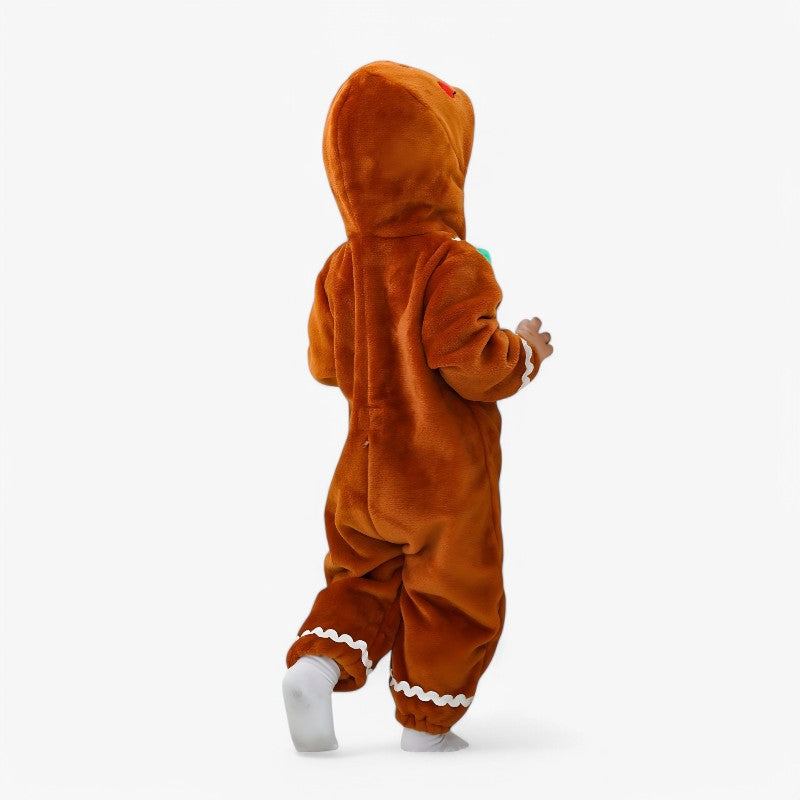 Toddler Gingerbread Outfit Cute Festive Costume for Winter