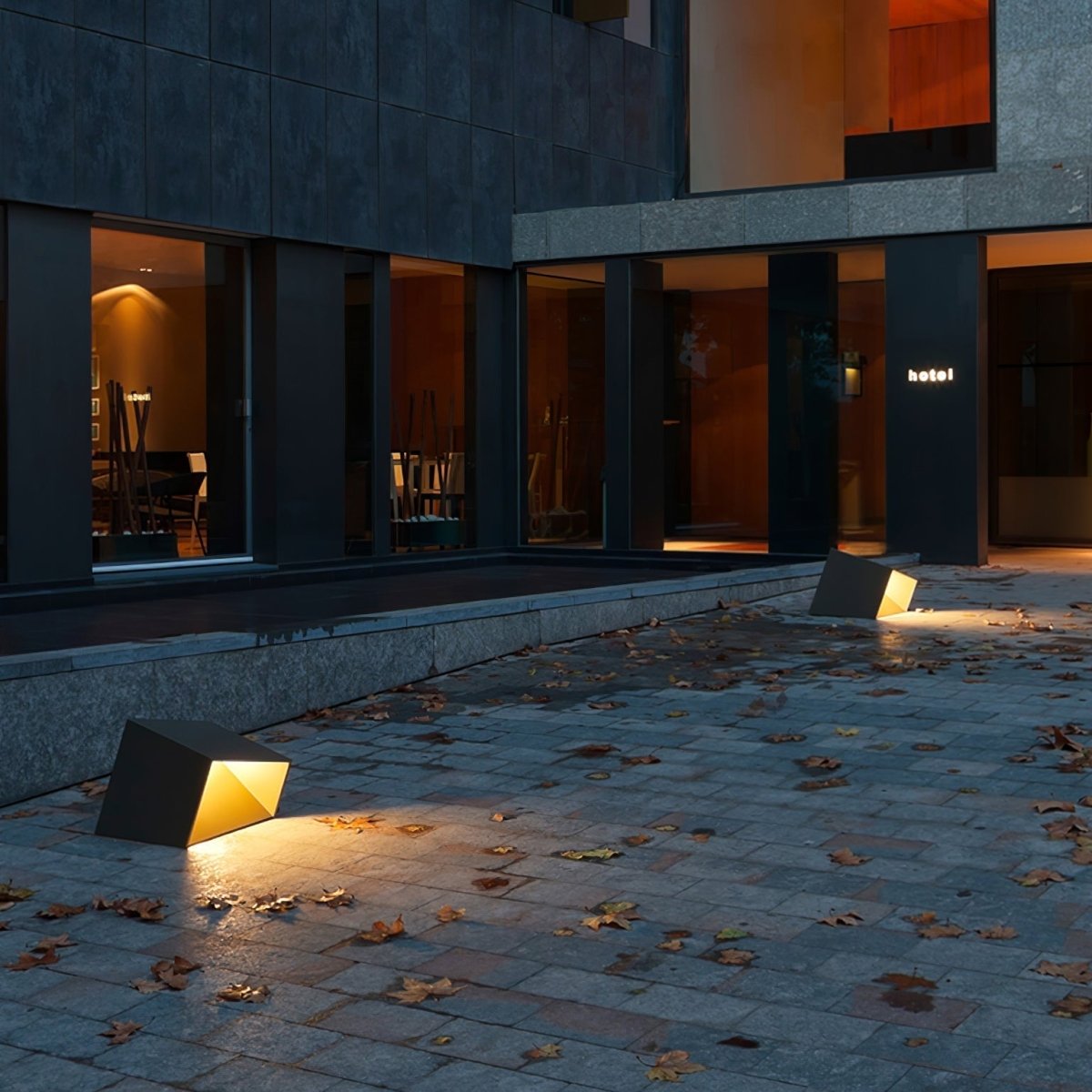 Luno Solar LED Buitenlamp in Kubusvormig Design