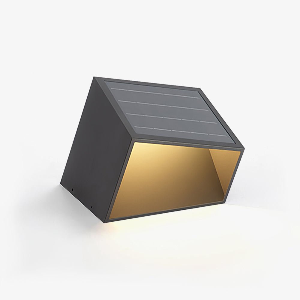 Luno Solar LED Buitenlamp in Kubusvormig Design