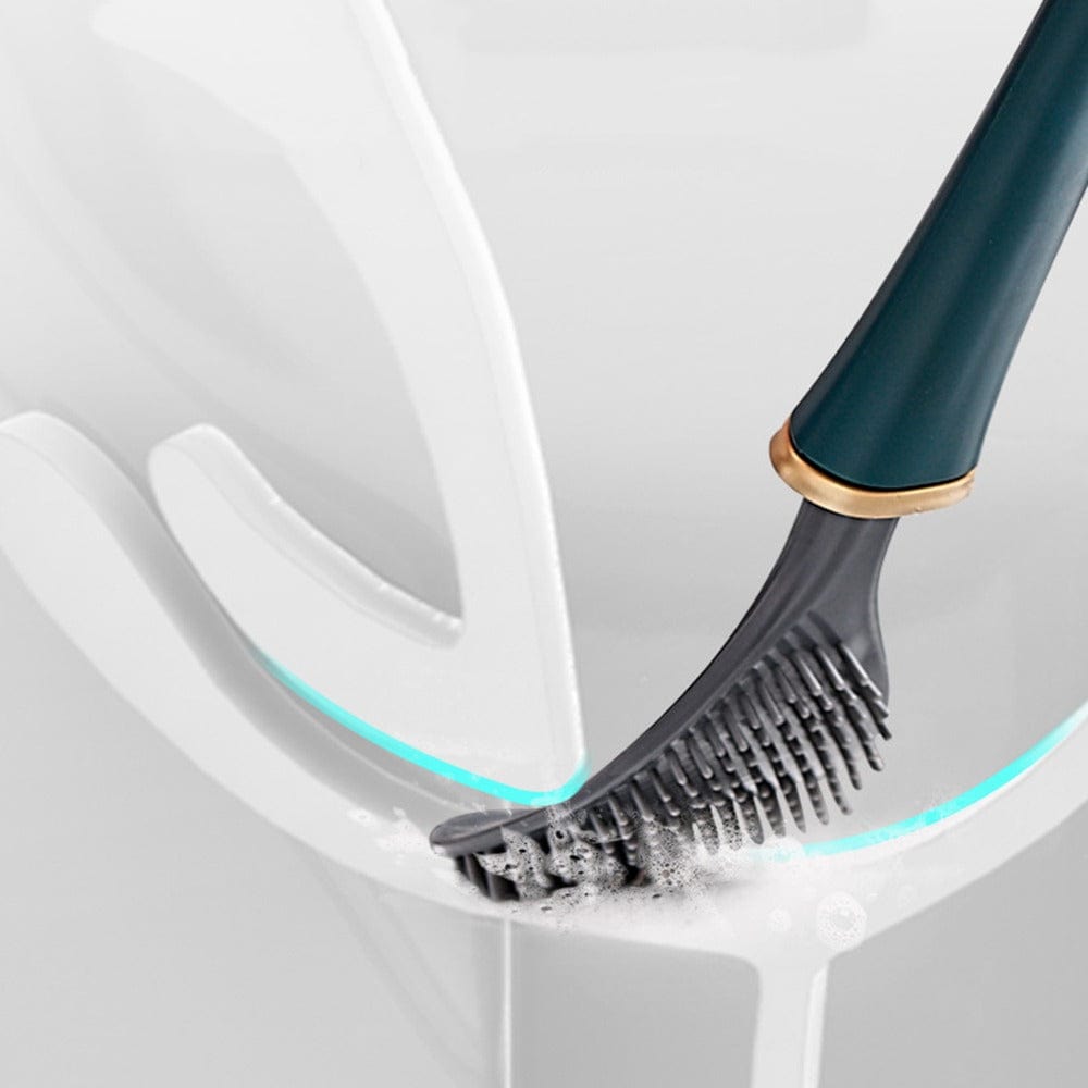 Wandmontage siliconen toiletborstel
