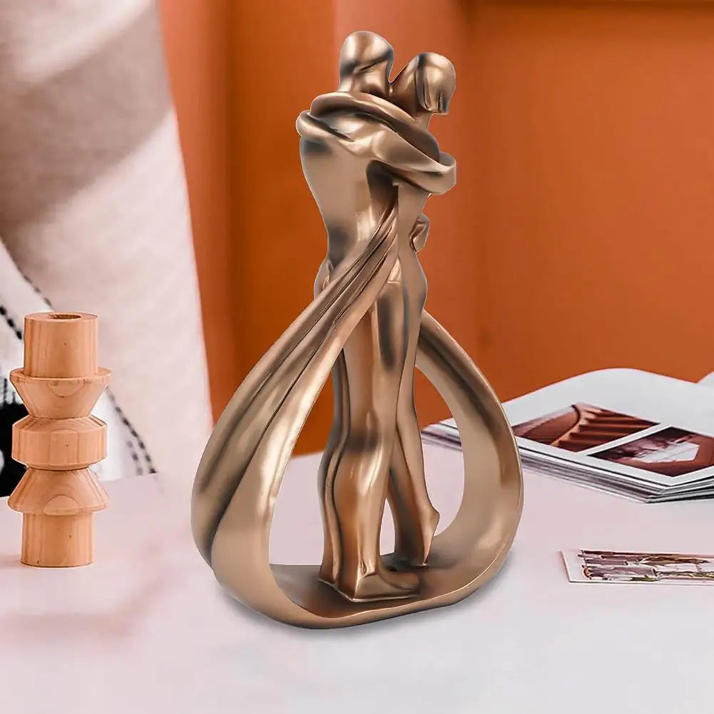 Embracing Figures Ornament Decorative Sculpture