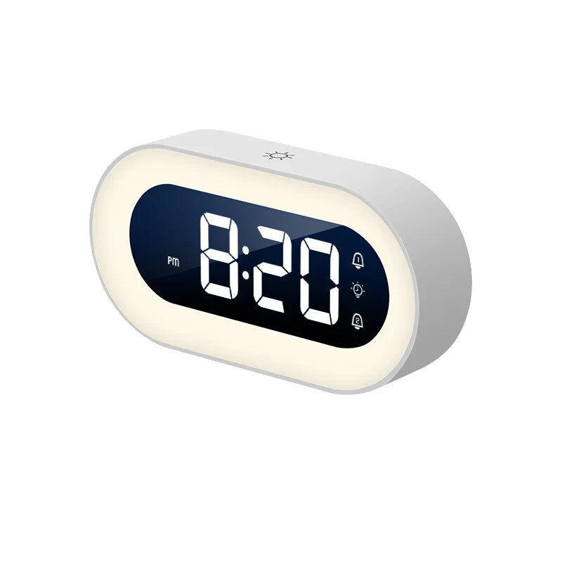 Sunrise Alarm Clock with LED Display, Nature Sounds & Dimmable Night Light