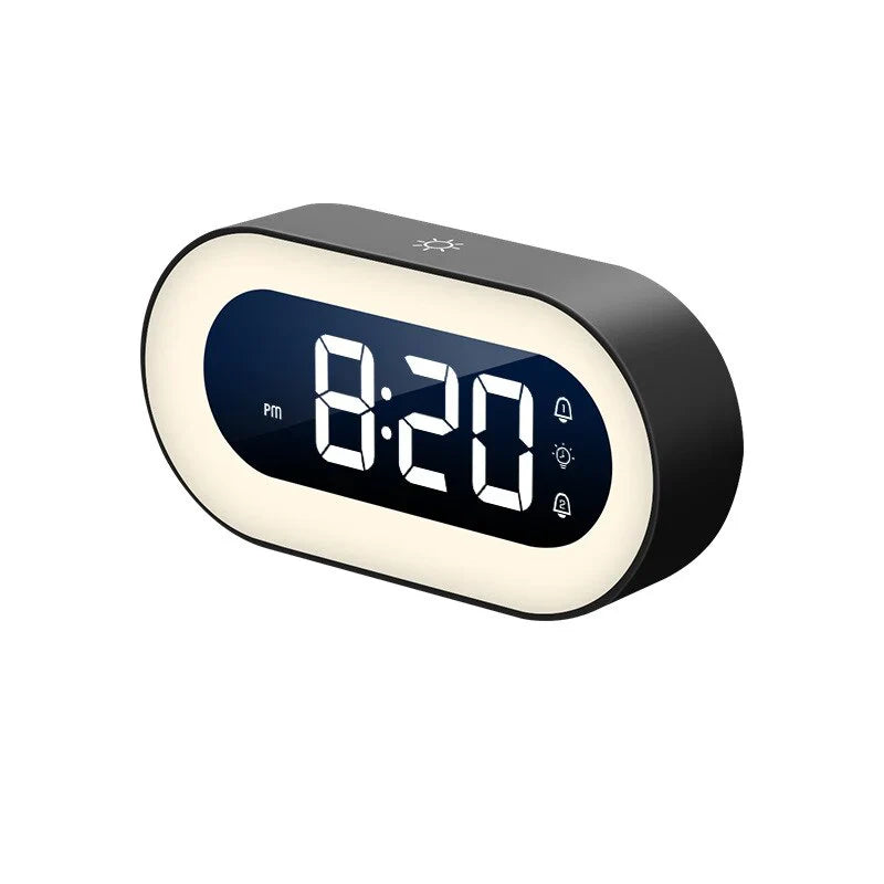 Sunrise Alarm Clock with LED Display, Nature Sounds & Dimmable Night Light