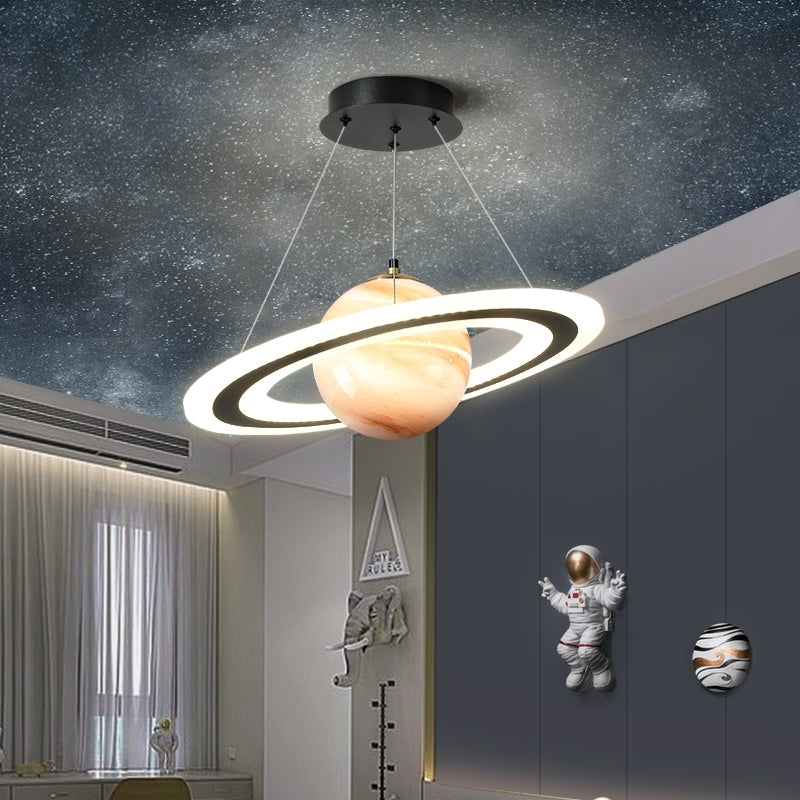 Nevel-navigator hanglamp planeetvormig