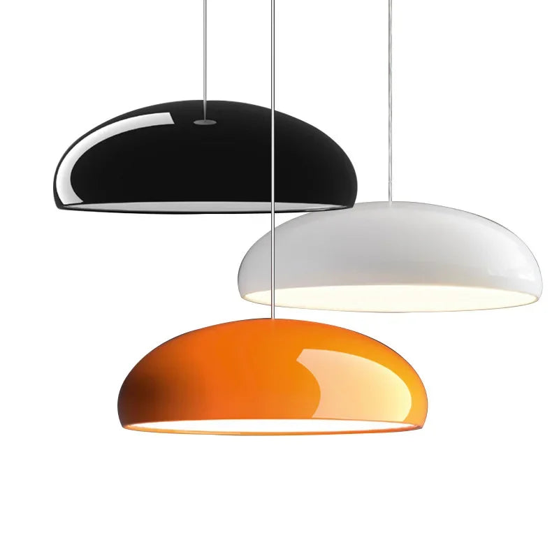 Middernachtgloed nordische glazen hanglamp
