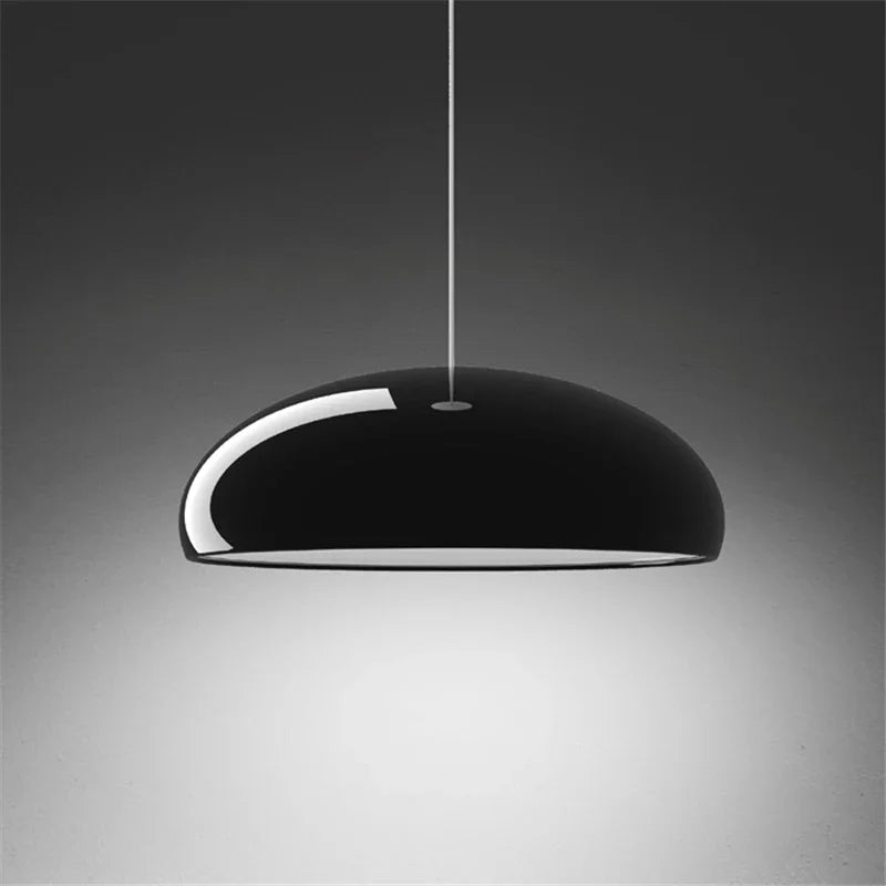 Middernachtgloed nordische glazen hanglamp