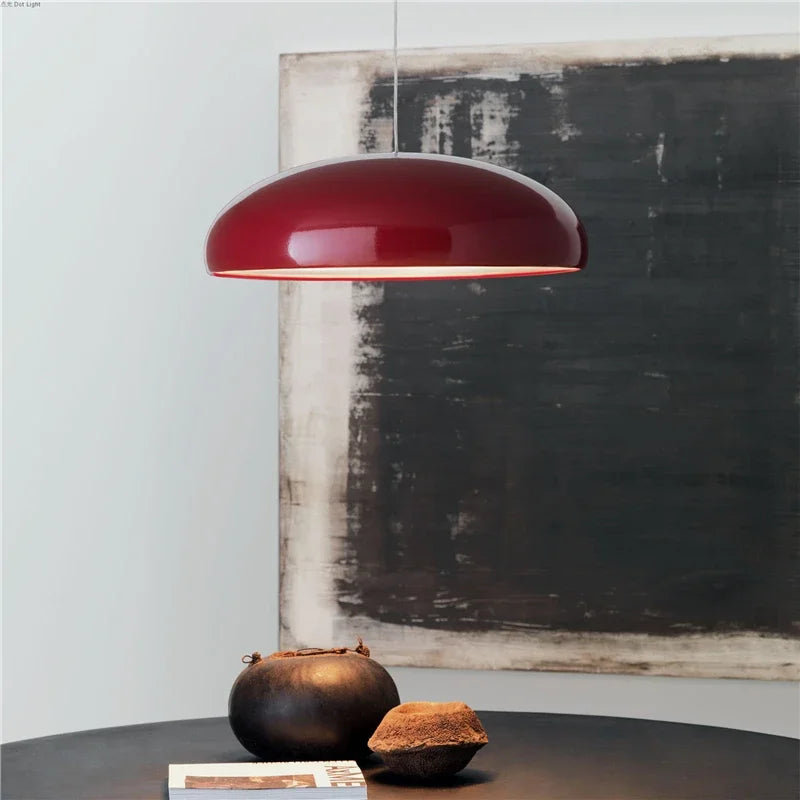 Middernachtgloed nordische glazen hanglamp