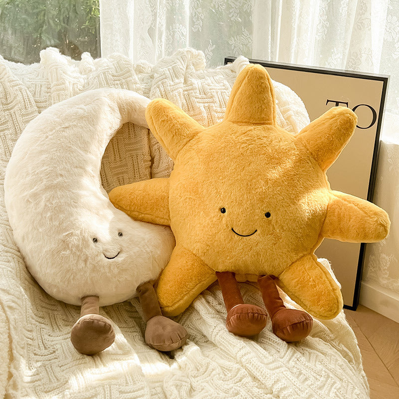 Hemelse droom knuffelkussen zon & maan