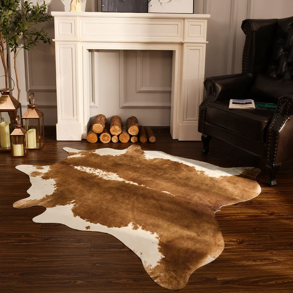 Veelzijdige decoratie koeienprint vloerkleed