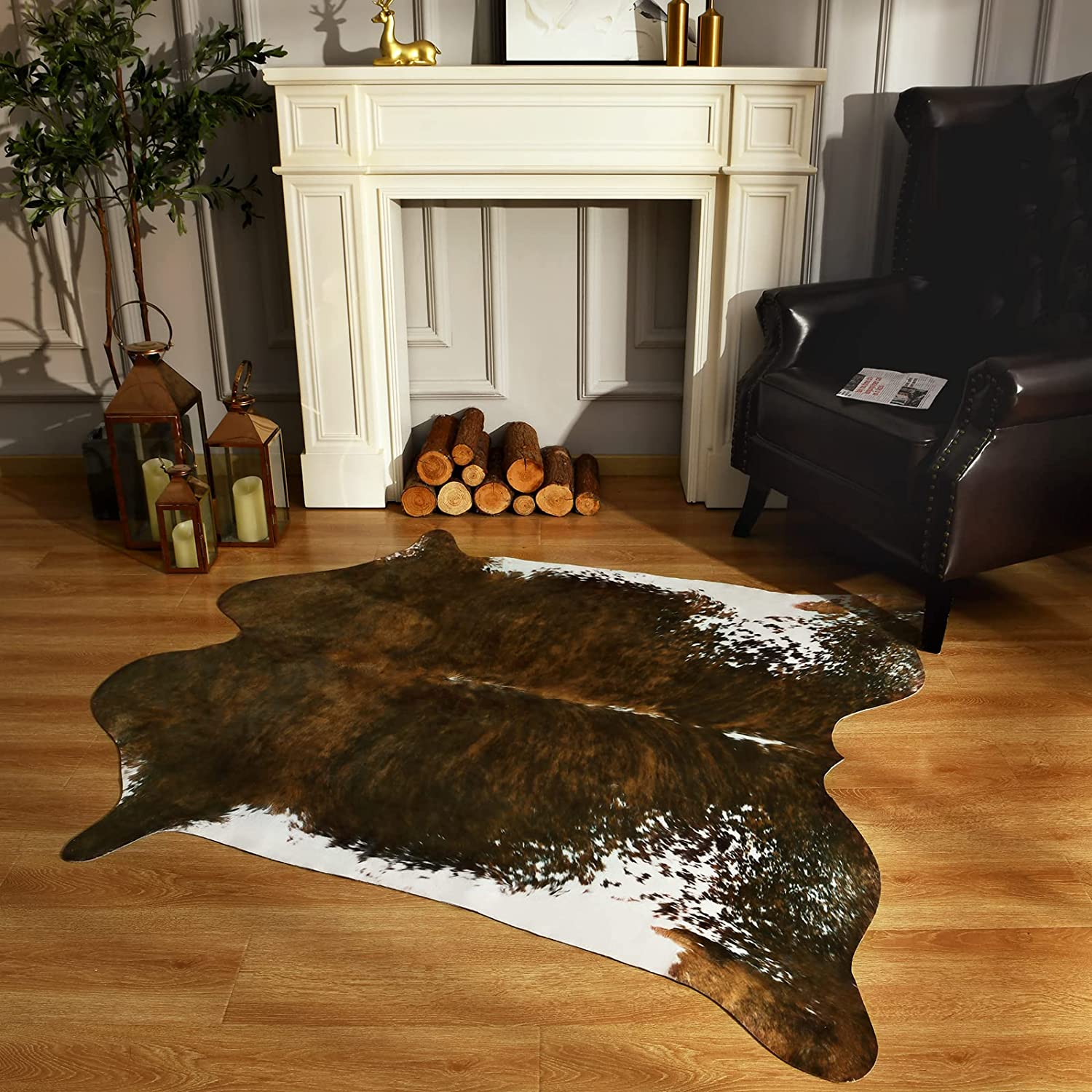 Veelzijdige decoratie koeienprint vloerkleed