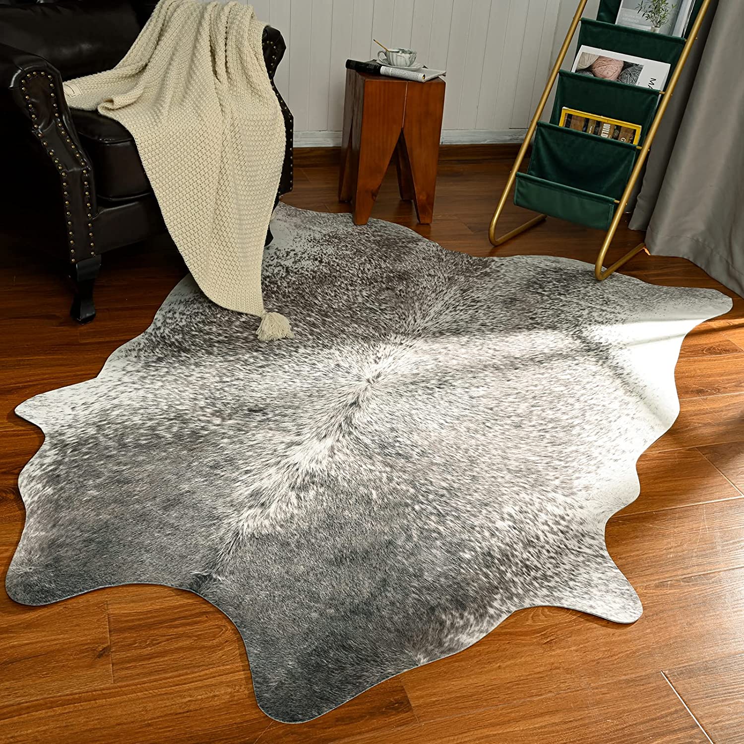Veelzijdige decoratie koeienprint vloerkleed