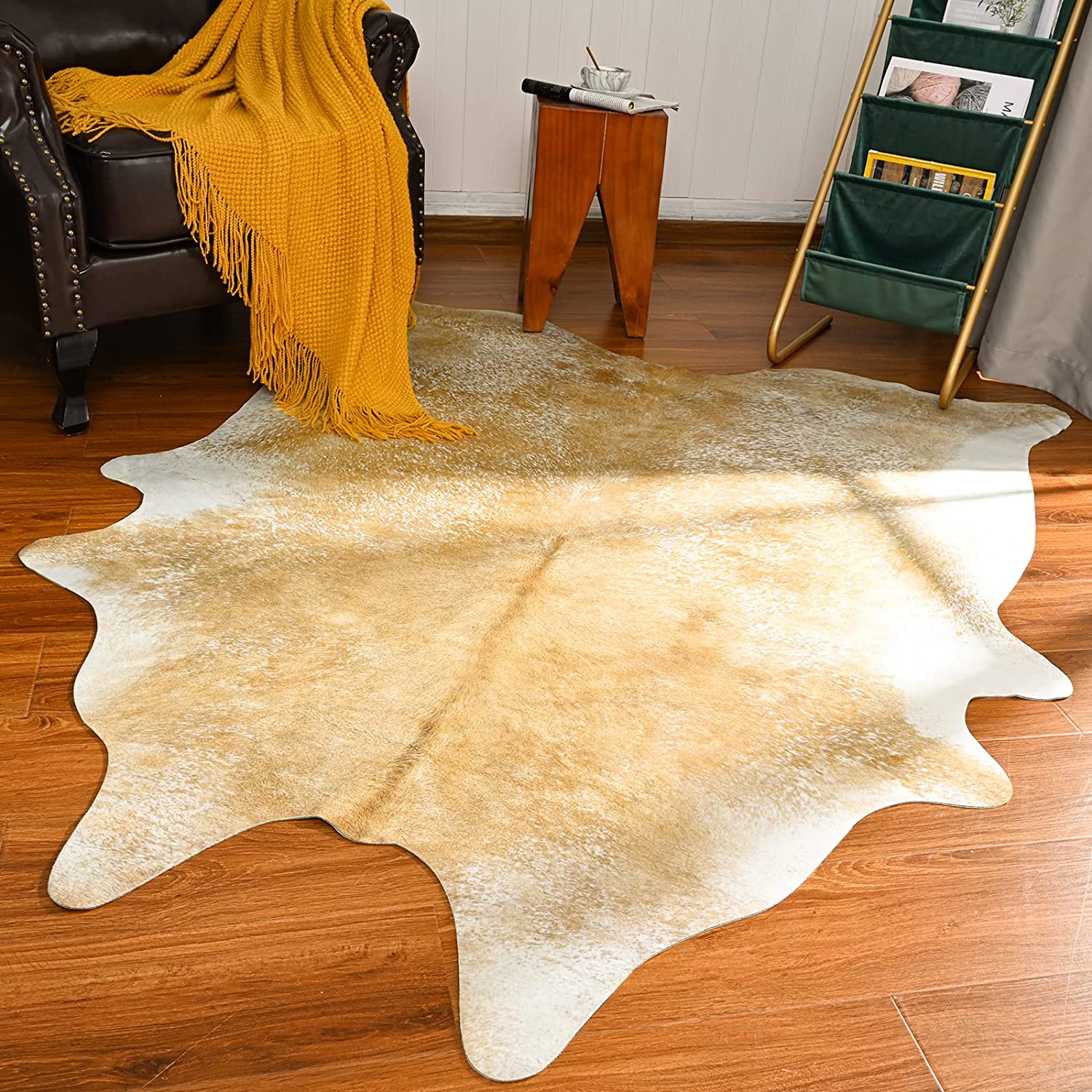 Veelzijdige decoratie koeienprint vloerkleed