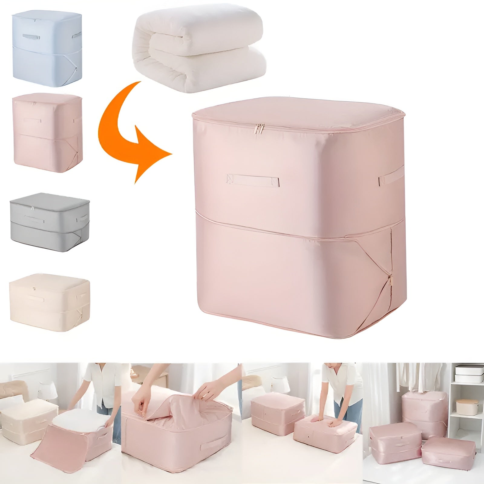 Space Saver Storage Bags Clothes & Bedding Compression Organizer Set