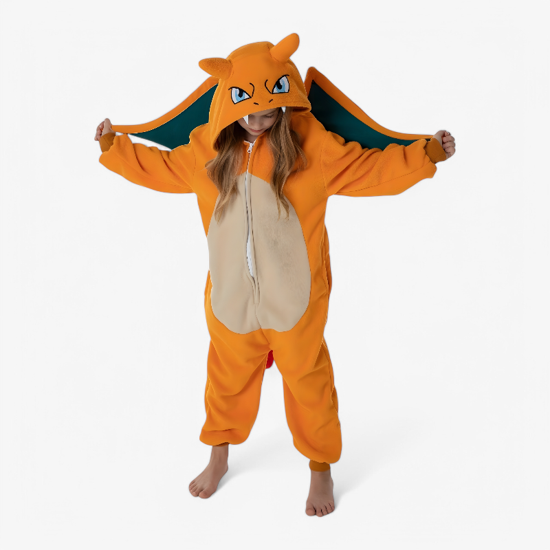 Children’s Dragon Dress-Up Onesie Fantasy Play Costume
