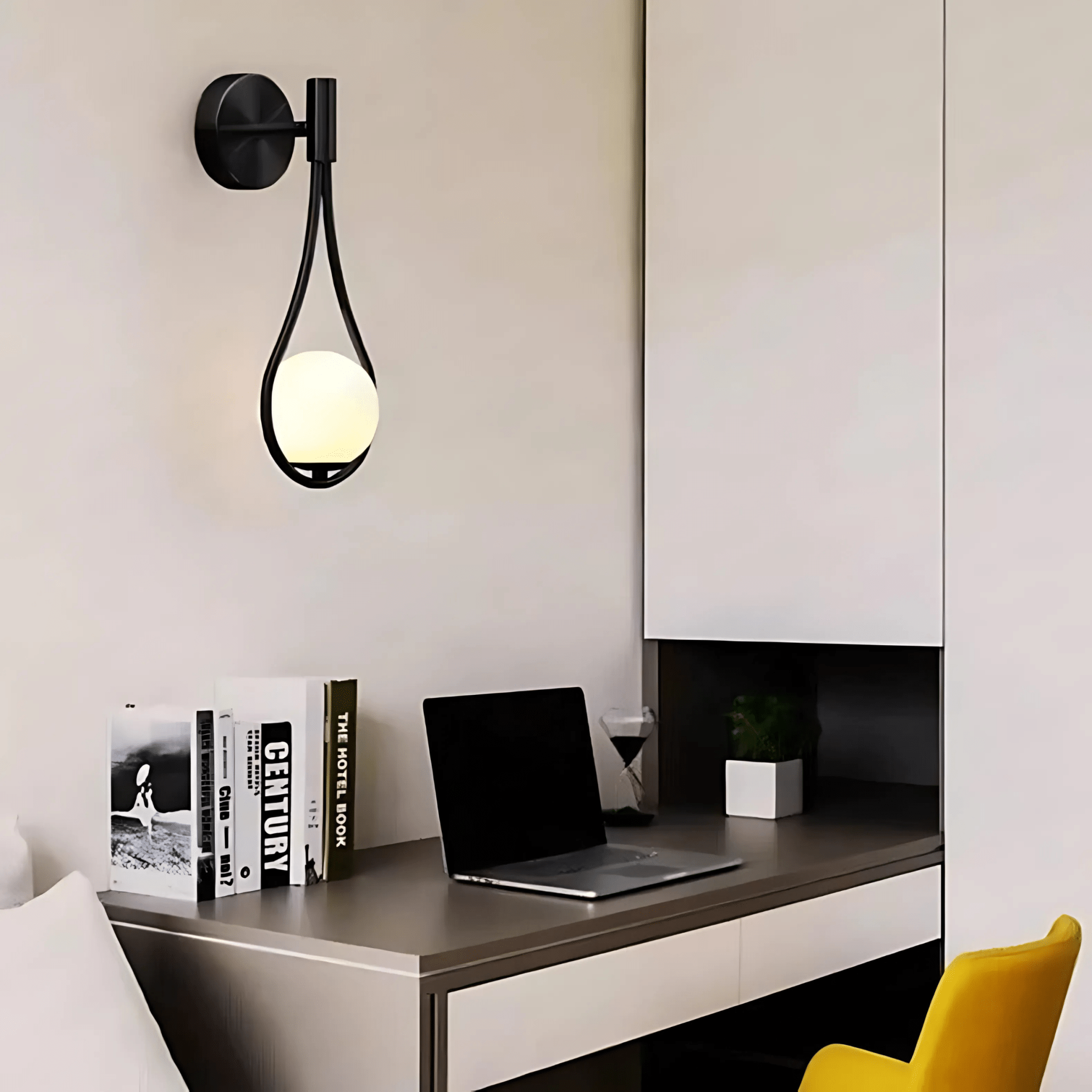 Droplet Wall Light Modern Teardrop Design with Soft Ambient Glow