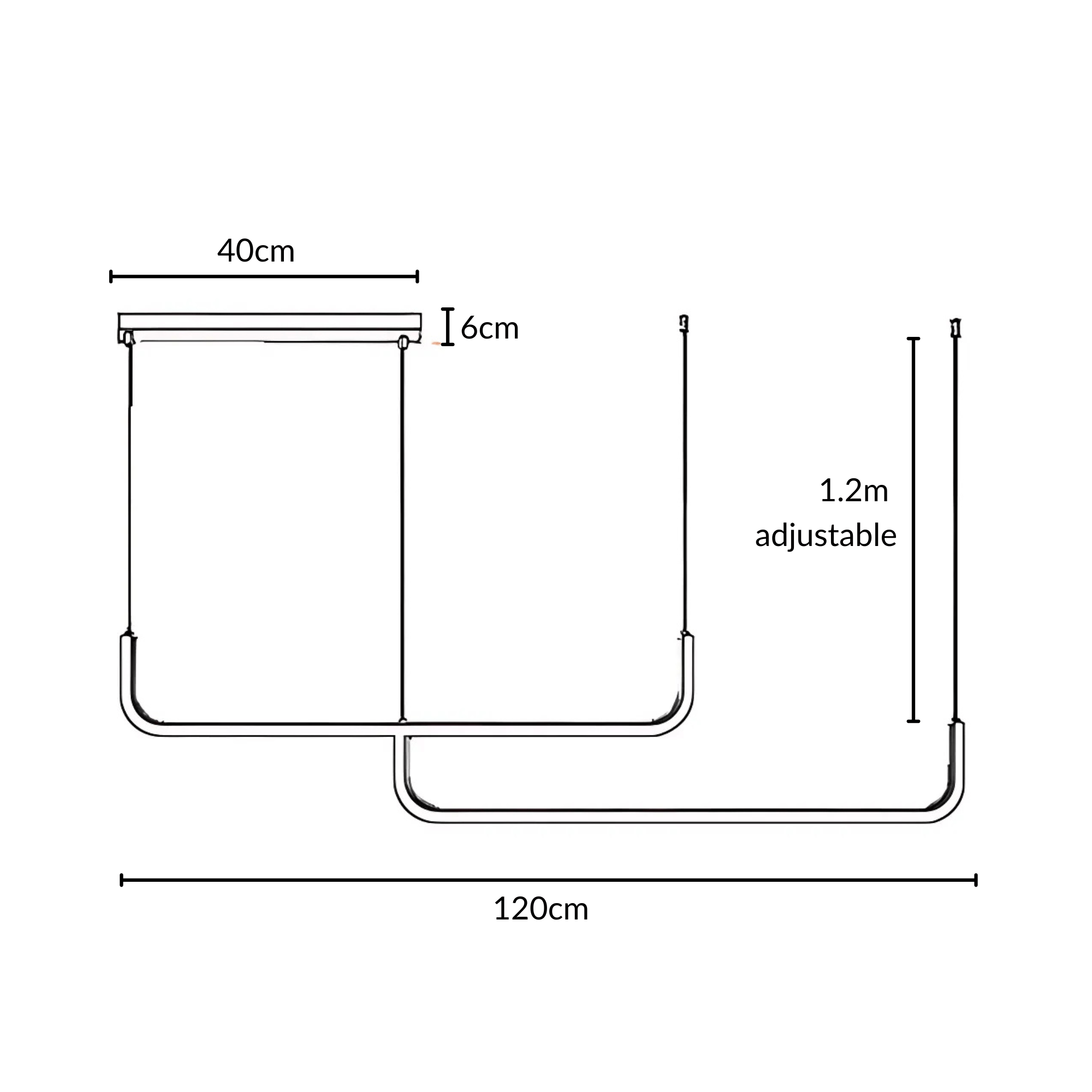 Sleek Modern Pendant Light Adjustable LED for Kitchen & Dining