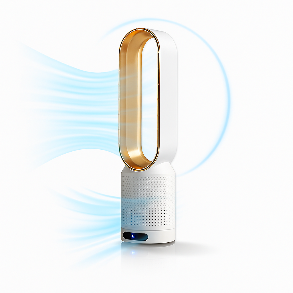 Bladeless Air Purifier Oscillating Tower Fan