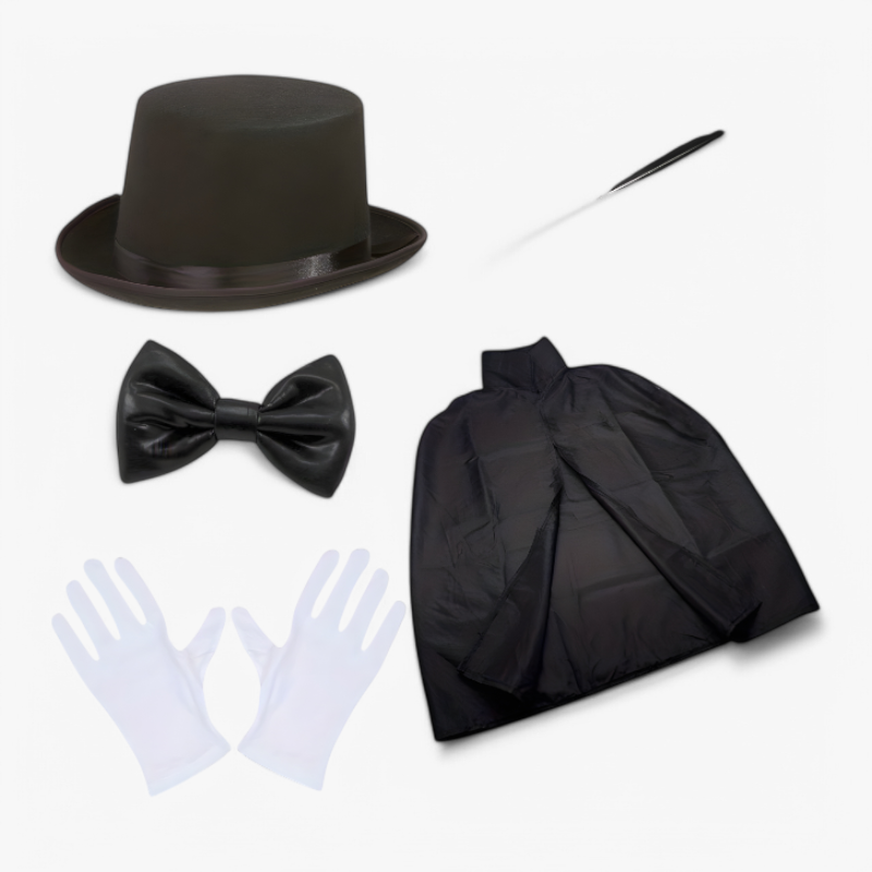 Kids Wizard Costume Set Magical Dress-Up Outfit