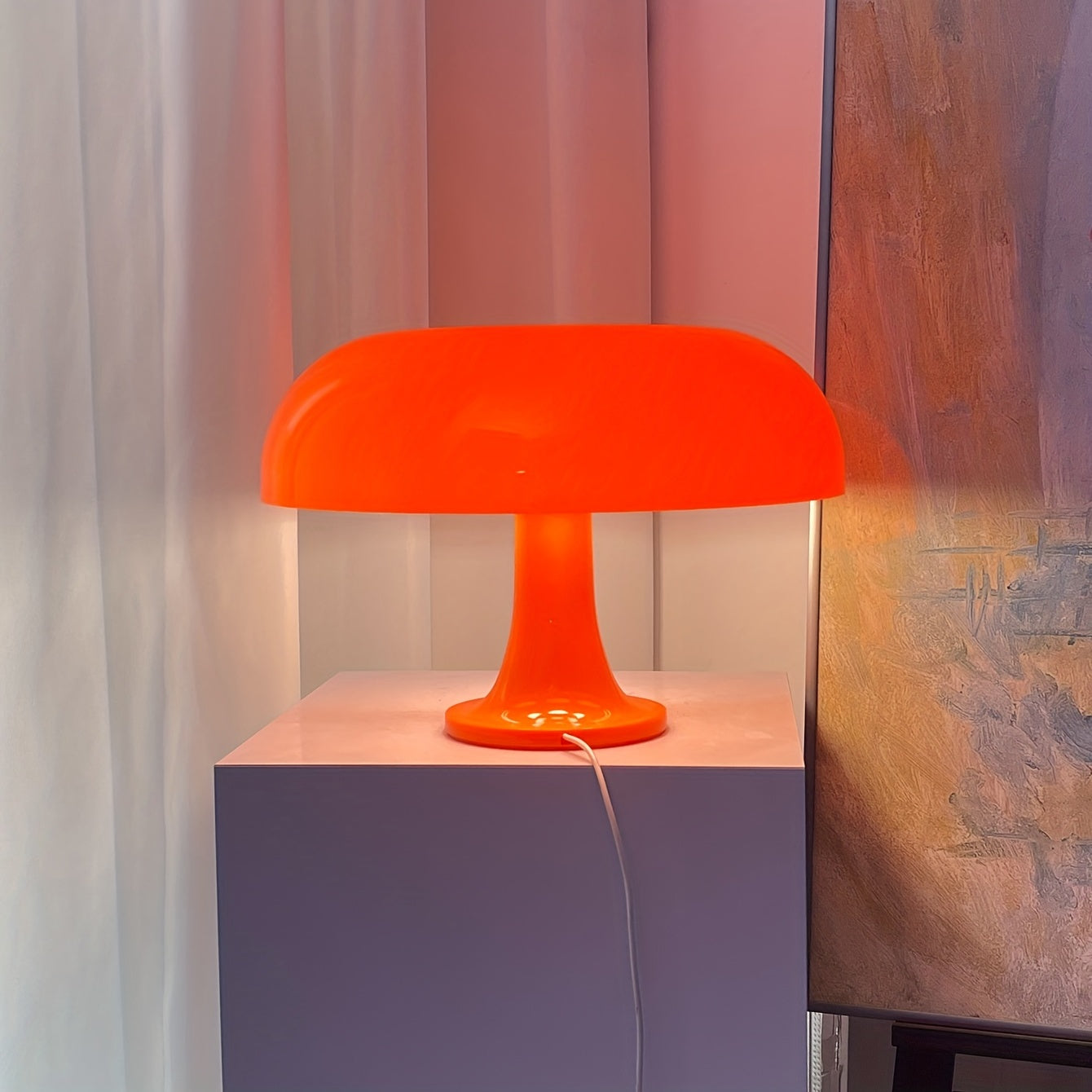 LED Mushroom Table Lamp Modern USB Bedside & Decorative Light