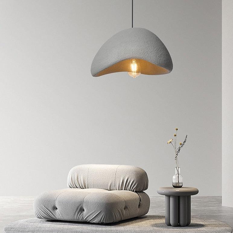 Japanese-Inspired Pendant Light Modern Ceiling Light with Organic Design