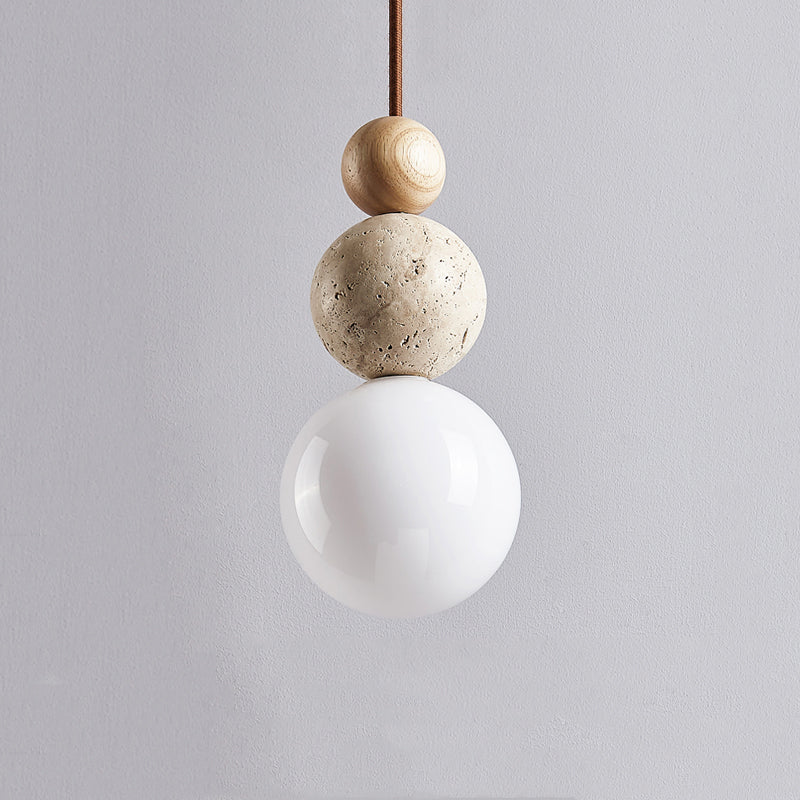 Travertine Minimalist Living Room Pendant Light
