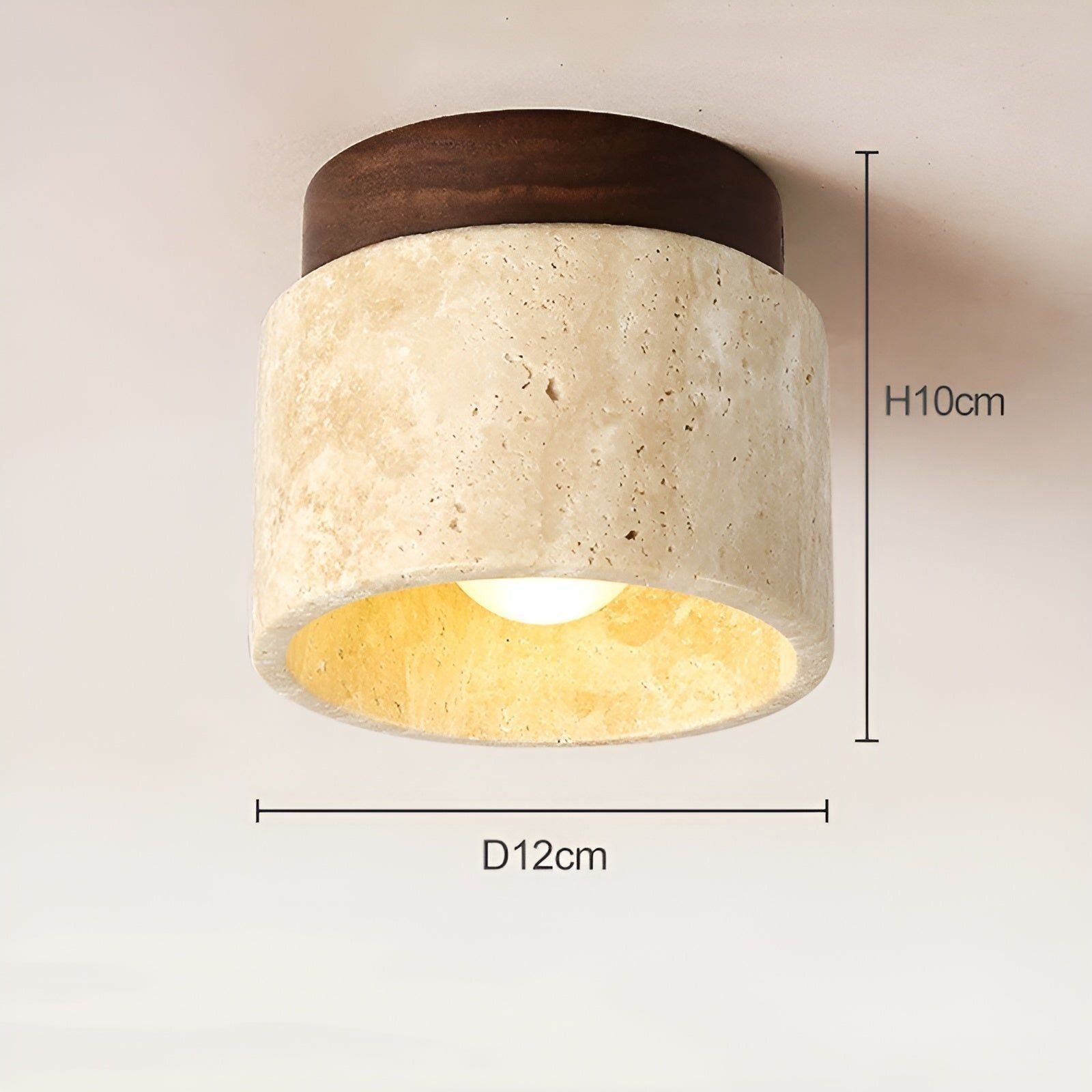 LumiTravert Natuurlijke Plafondlamp