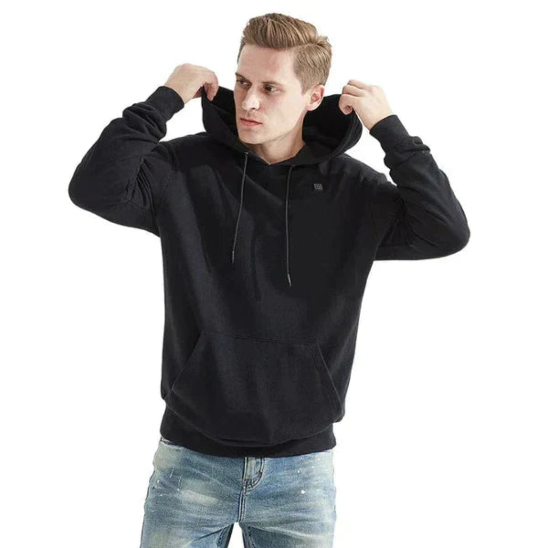 Unisex Heated Hoodie Adjustable Temperature Warmth