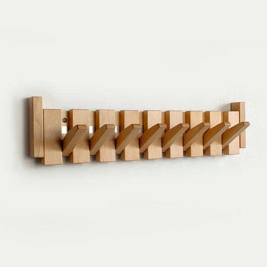 Nubil Wooden Coat Rack – Wall-Mounted Piano Style Hanger