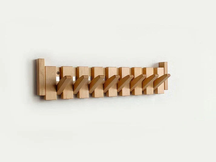 Nubil houten kapstok | Artisan houten piano kapstok