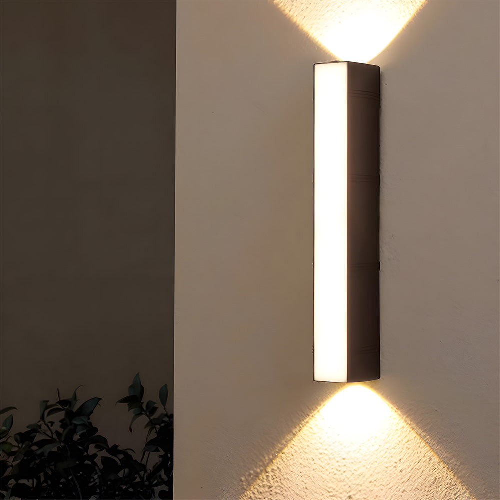LED Outdoor Wall Light Modern Up Down Exterior Sconce
