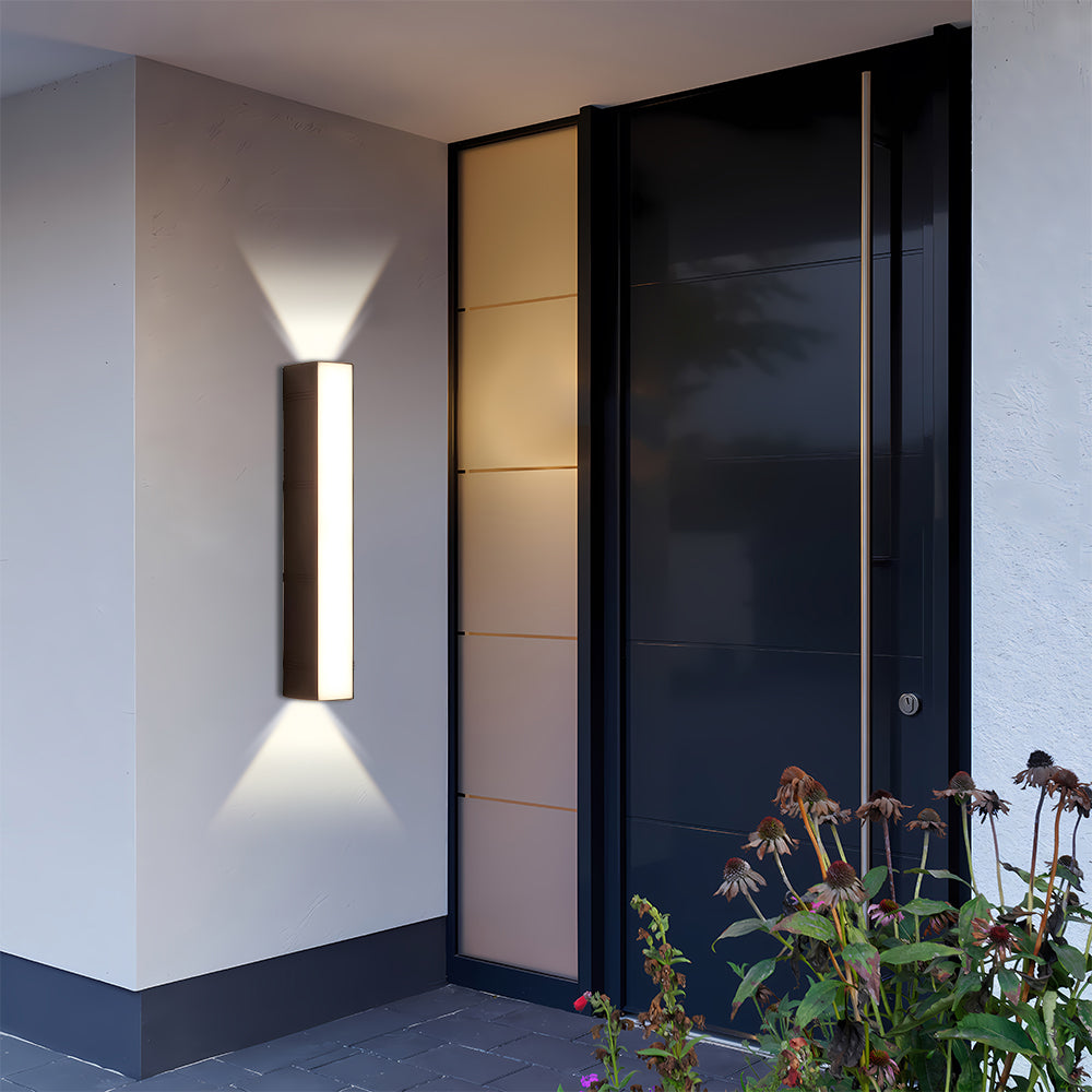LED Outdoor Wall Light Modern Up Down Exterior Sconce