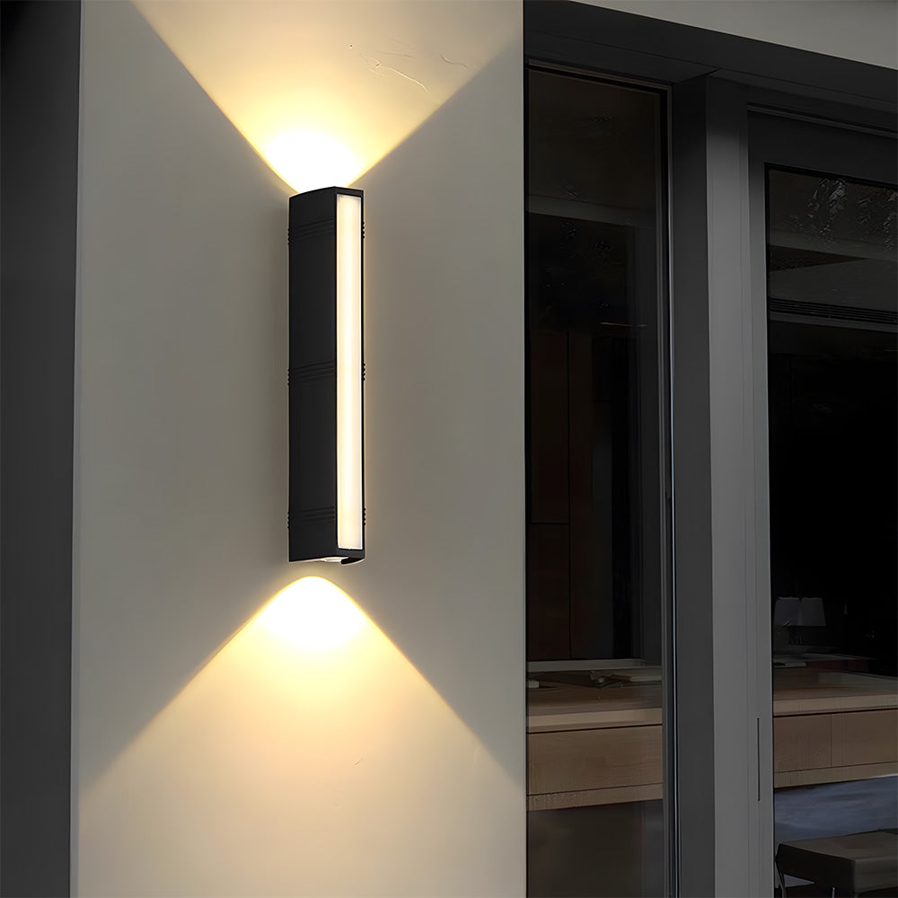 LED Outdoor Wall Light Modern Up Down Exterior Sconce