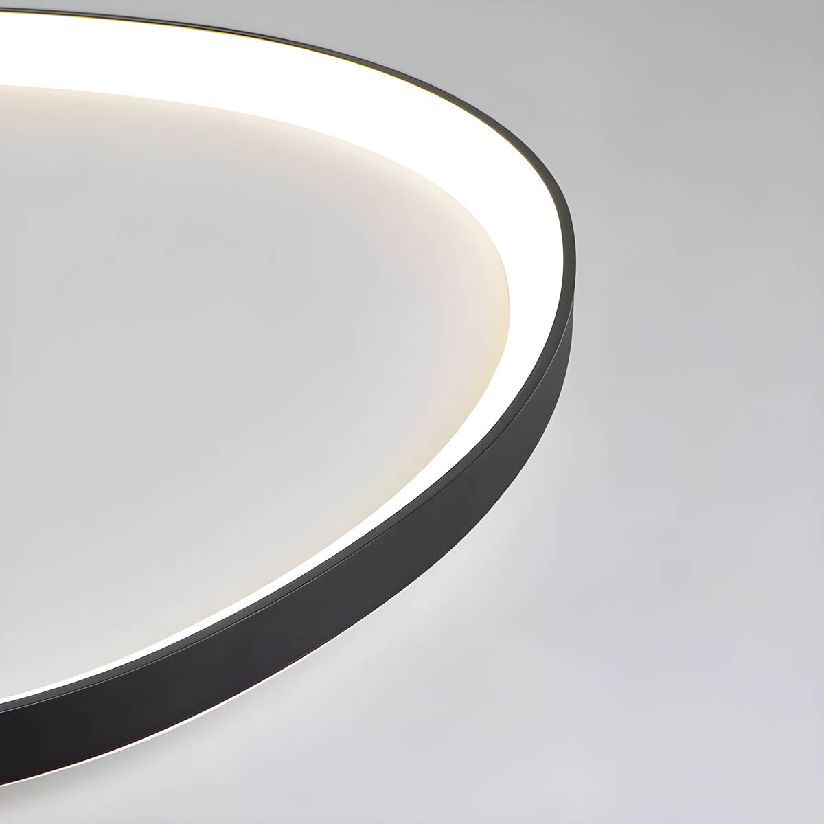 Modern Glass Ceiling Light in Taupe LED Light Fixture in Multiple Sizes
