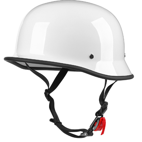 Superior Half Shell Motorcycle Helmet Sturdy Well-Crafted Design