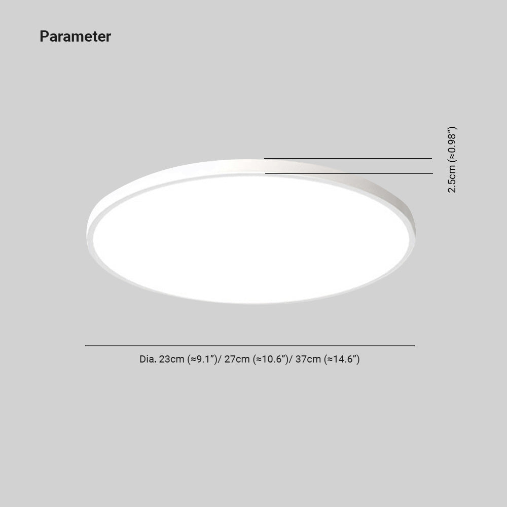 Bathroom Ceiling Light Sleek Round Fixture for Balcony & Indoors