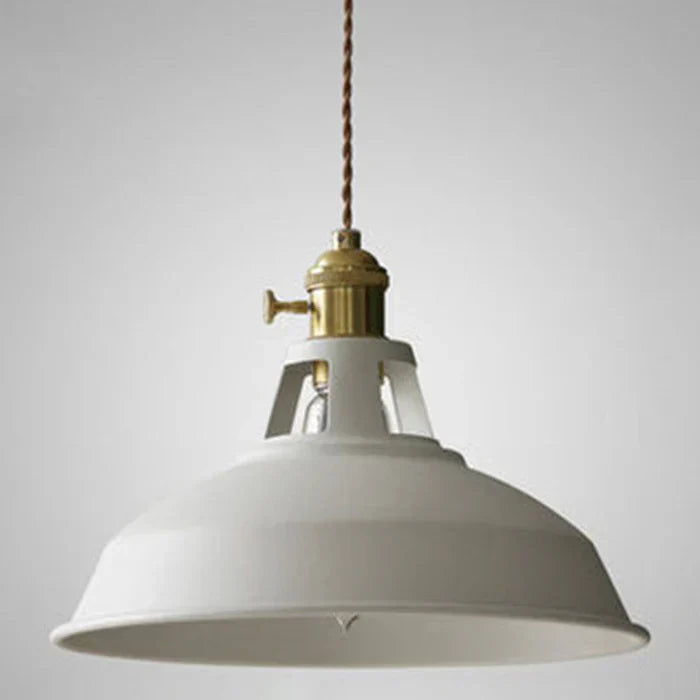 Retro Industrial Pendant Light Adjustable Hanging Fixture for Living Areas