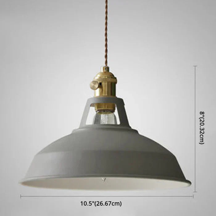 Retro Industrial Pendant Light Adjustable Hanging Fixture for Living Areas