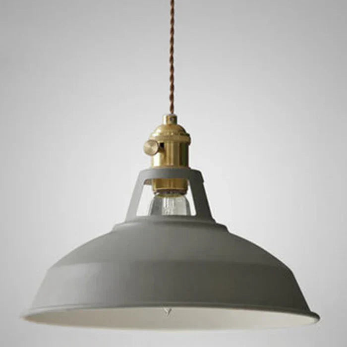Retro Industrial Pendant Light Adjustable Hanging Fixture for Living Areas