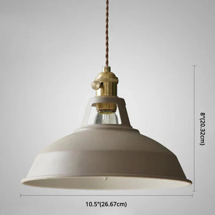 Retro Industrial Pendant Light Adjustable Hanging Fixture for Living Areas