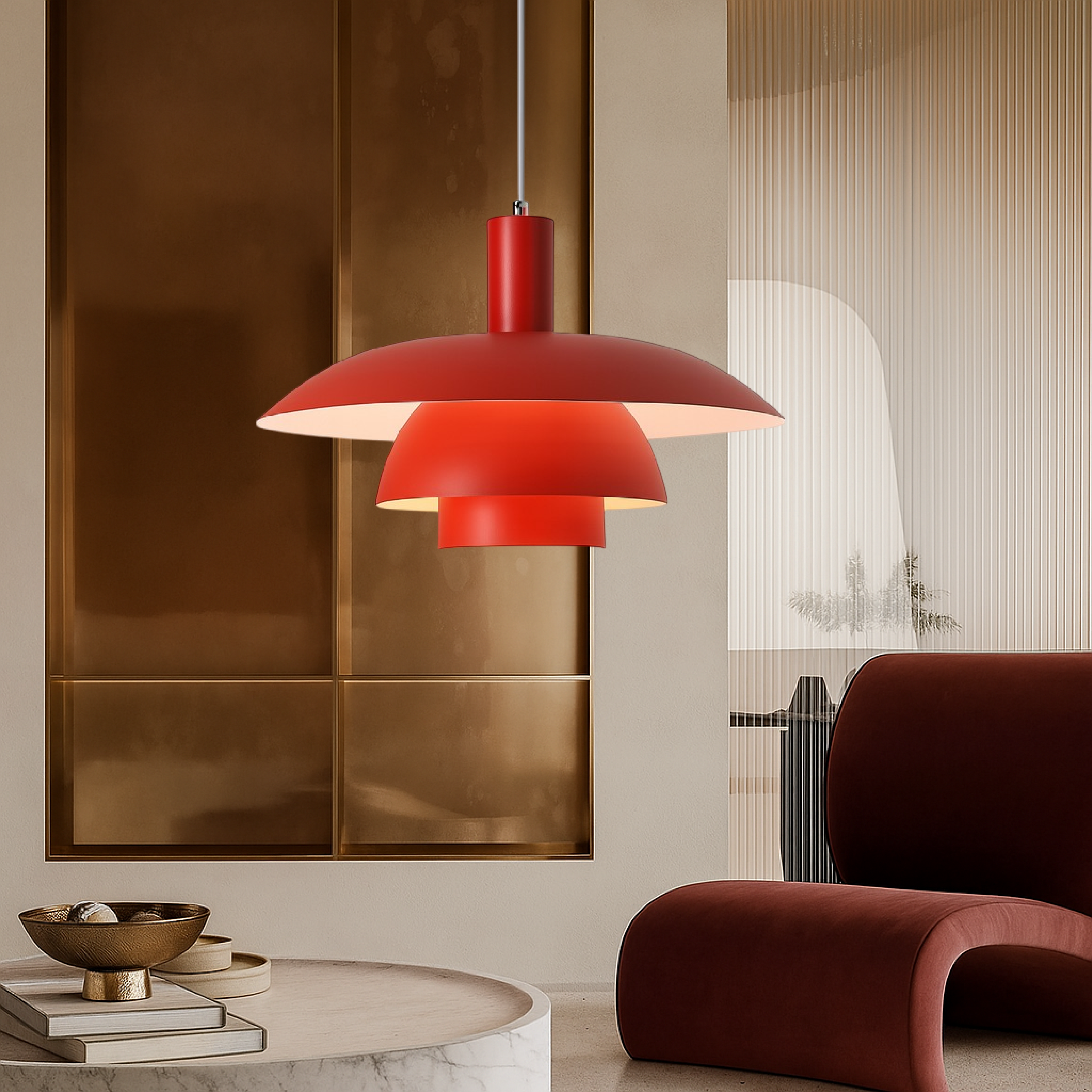 Modern Scandinavian Style Living Room Pendant Light