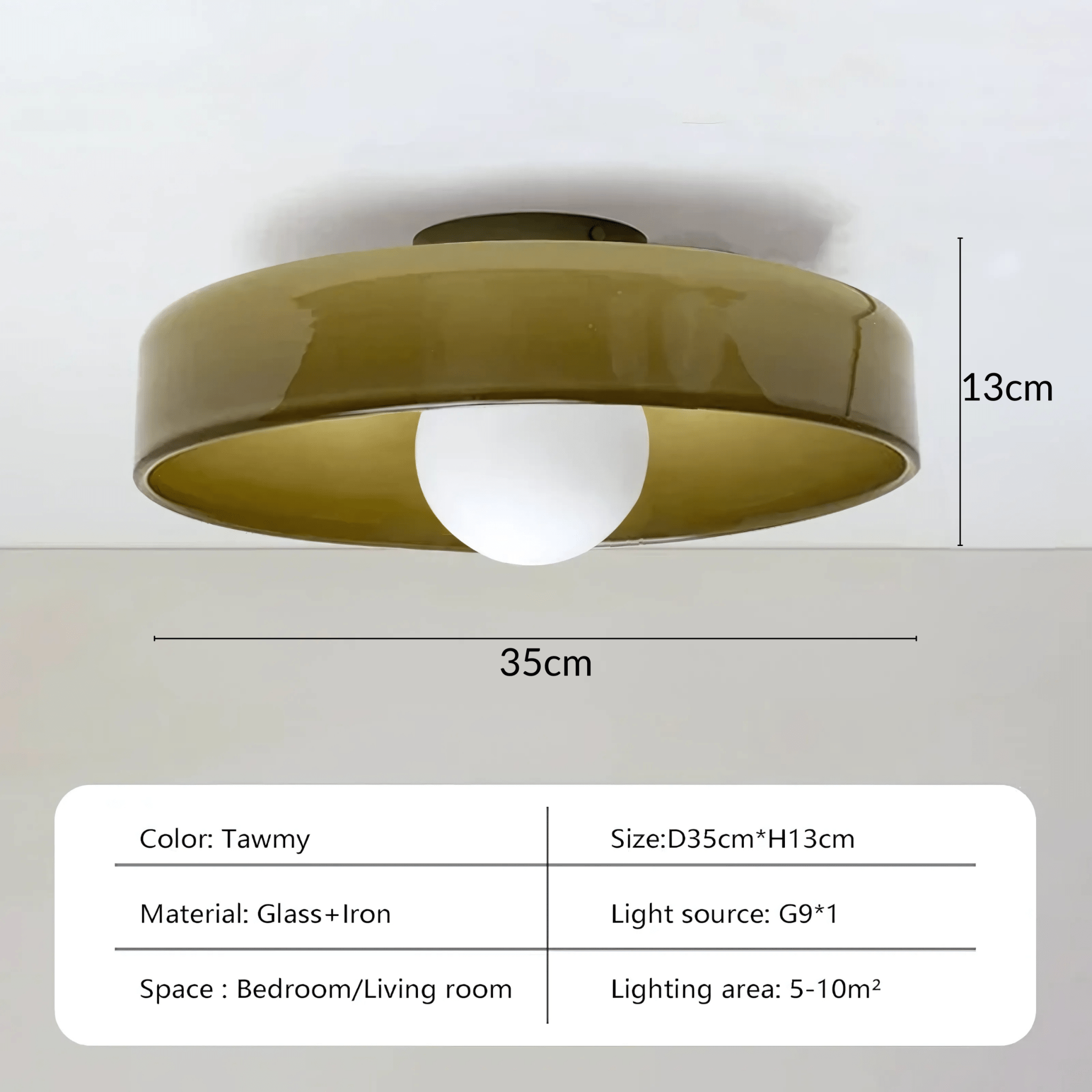 Contemporary Circular Ceiling Light Versatile Wall & Ceiling Fixture