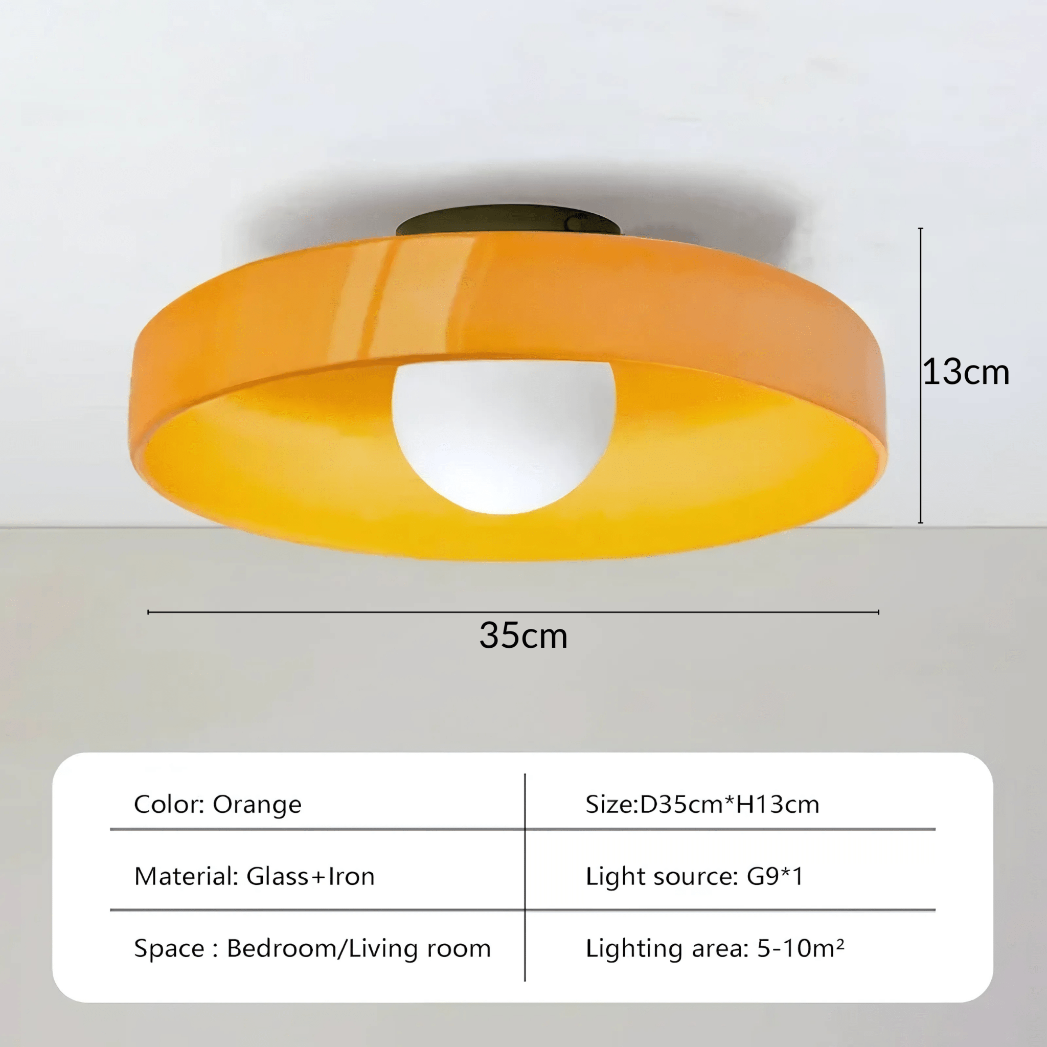 Contemporary Circular Ceiling Light Versatile Wall & Ceiling Fixture