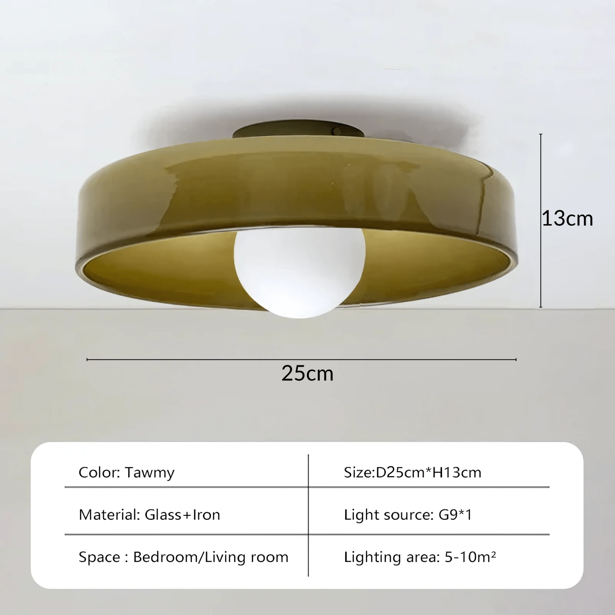 Contemporary Circular Ceiling Light Versatile Wall & Ceiling Fixture