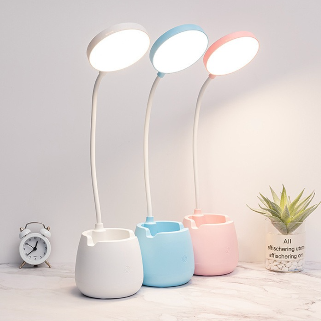 LumiPot Table Lamp with Organizer