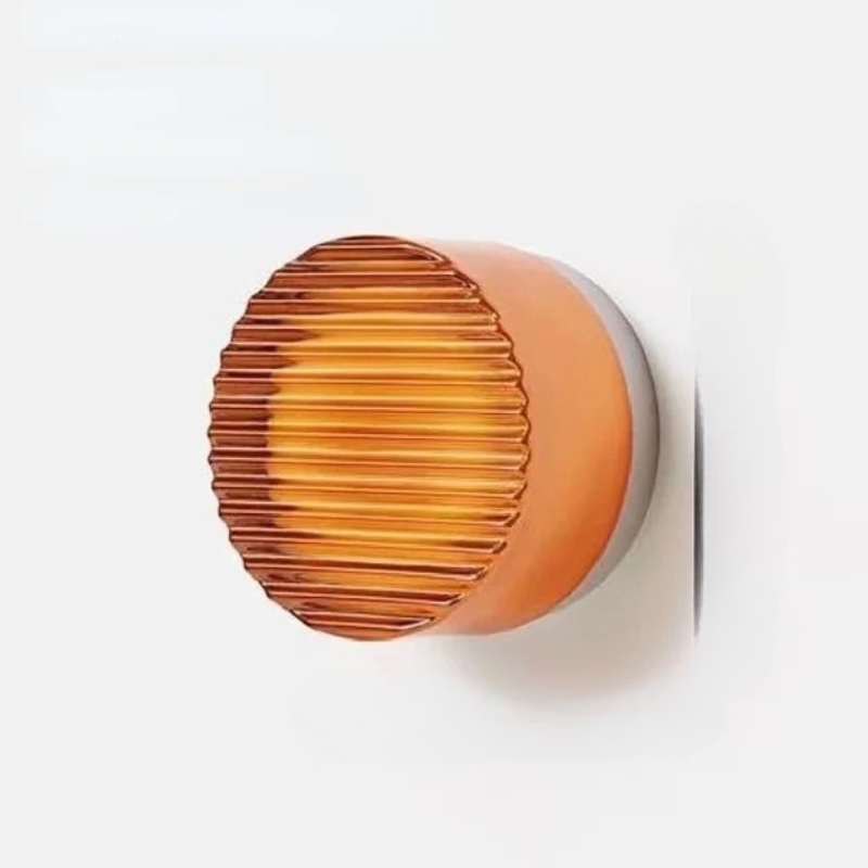 OrbiLumina round wall lamp with soft halo
