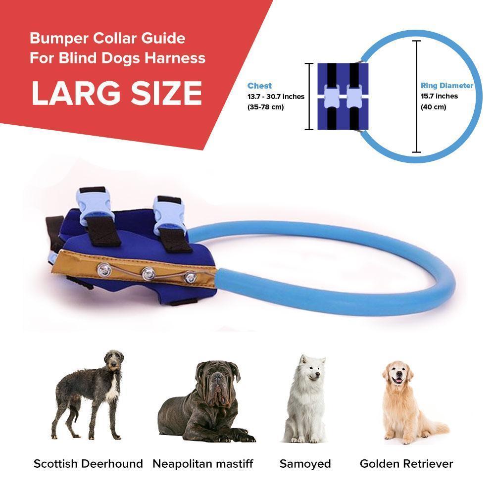 Blind Dog Mobility Aid Protective Bumper Guidance Collar