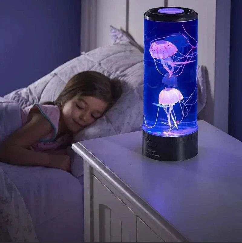 LED Jellyfish Lava Lamp Soothing Ambient Light for Any Room